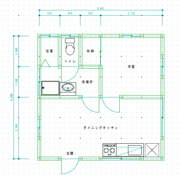 Jw Cadで簡単な平面図の描き方 ゼロからのセルフビルド計画